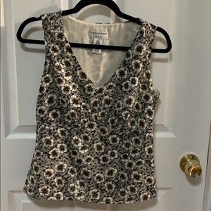 black and white tank